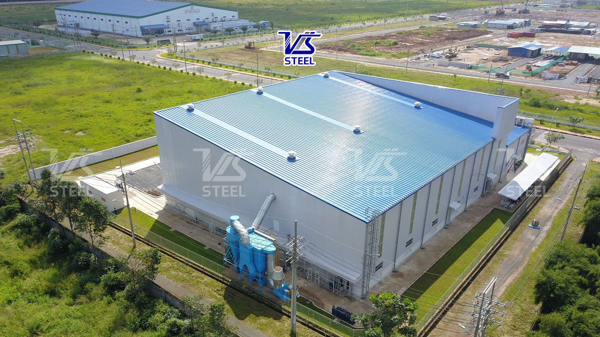 Ưu điểm của nhà kho thép tiền chế